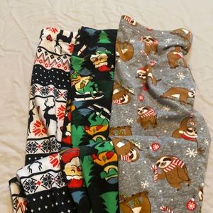Christmas leggings kids size 14/16
